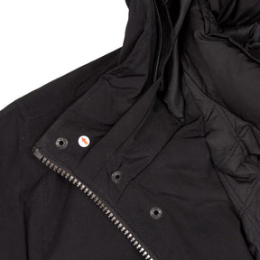Michael Kors Black Hooded Parka Coat