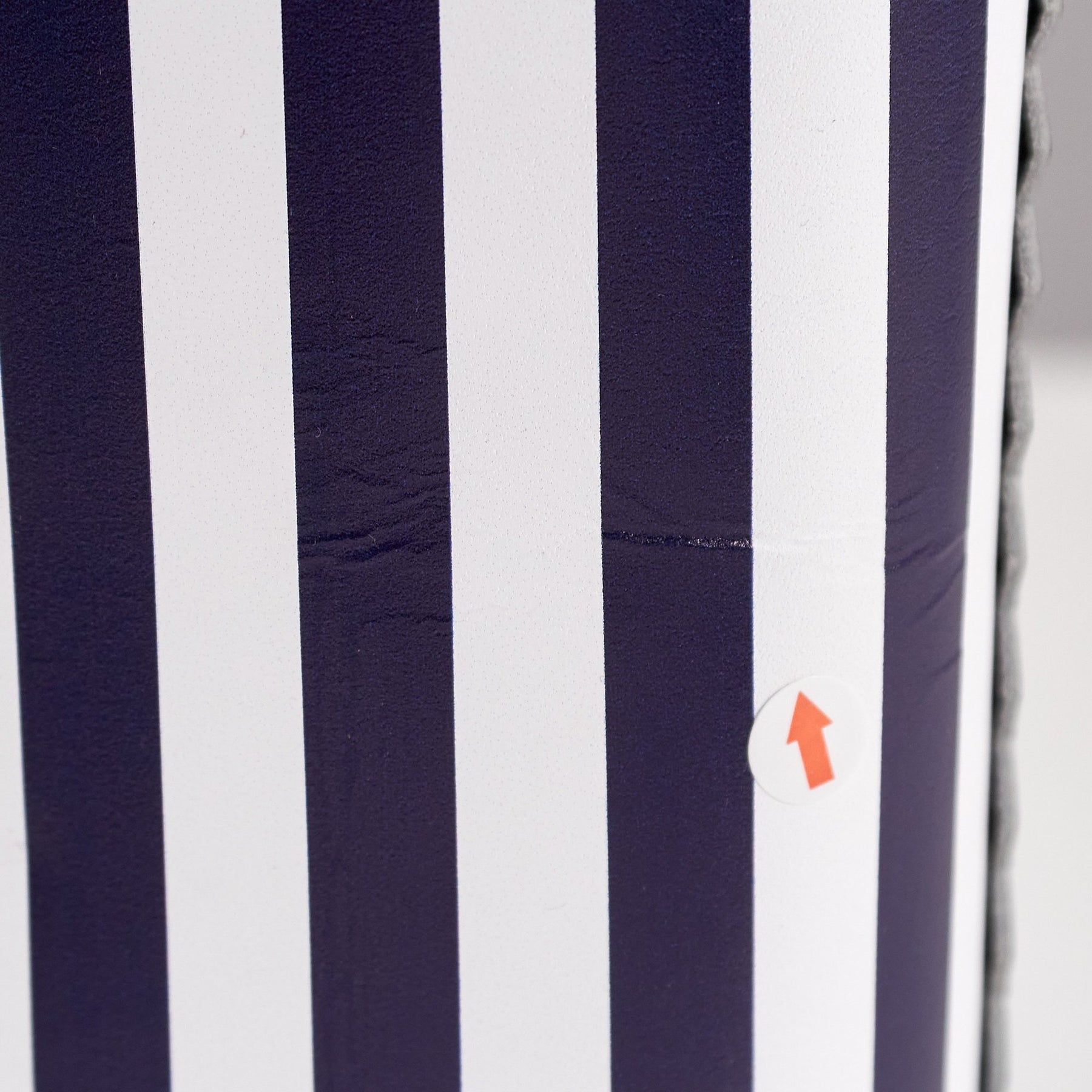 Mother of Pearl Navy White Striped Bag
