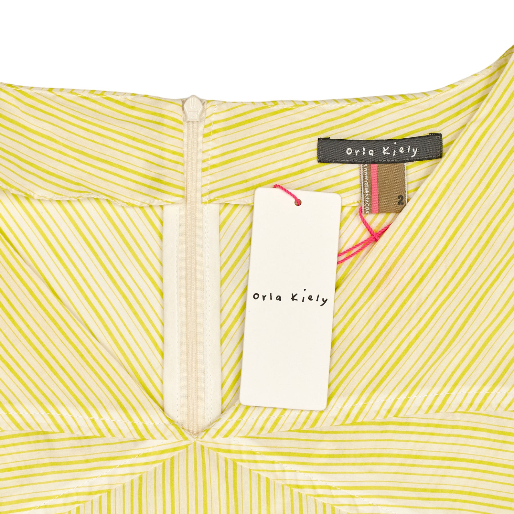 Orla Kiely Yellow Striped Top