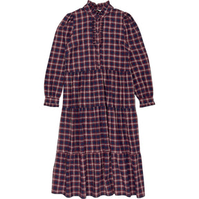 Baukjen Red Check Cara Organic Dress