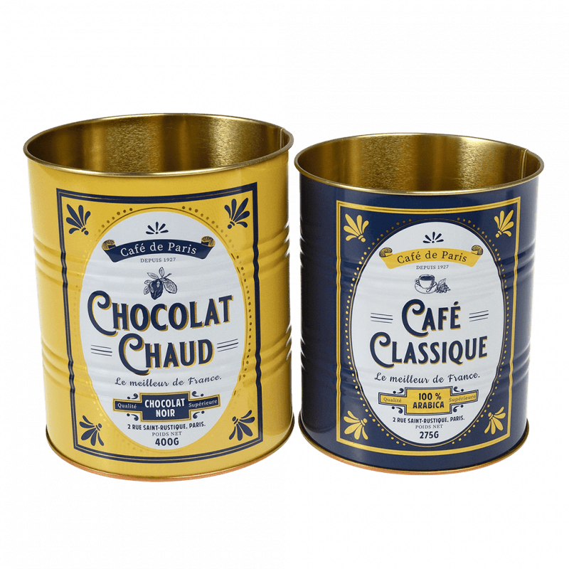 Cafe de Paris Medium Storage Tins (Set of 2)