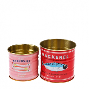 Mini storage Tin Set of 2