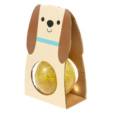 Glitter bouncy ball - Gold dog