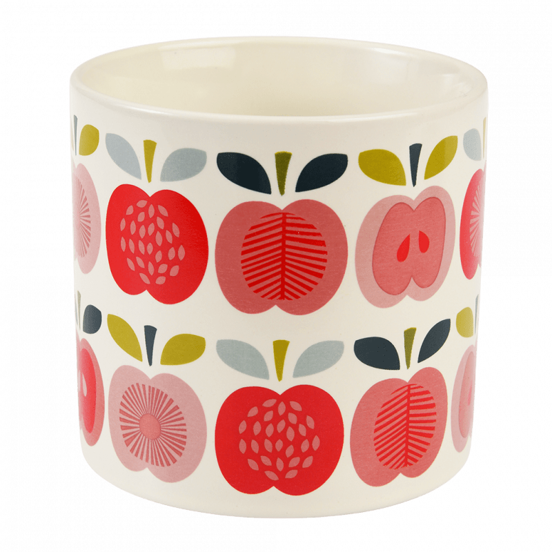 Vintage-Style Ceramic Mug - Apple