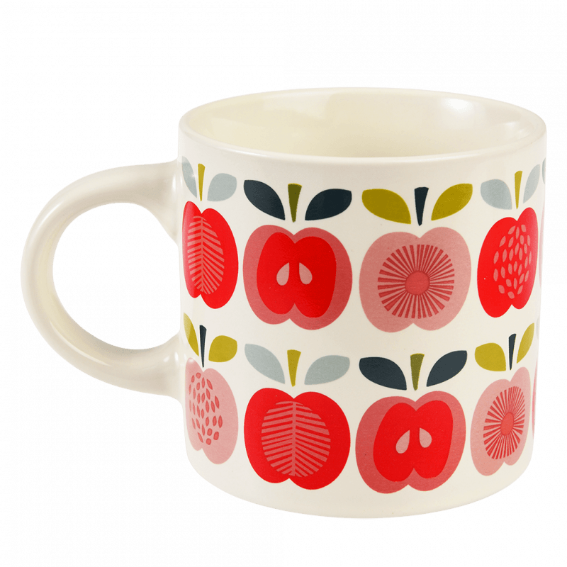 Vintage-Style Ceramic Mug - Apple