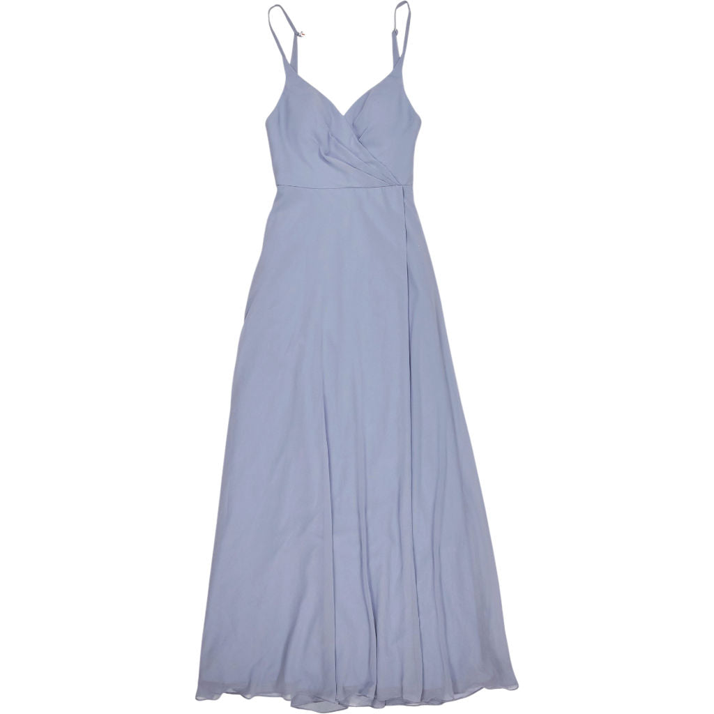Azazie Blue Maxi Dress