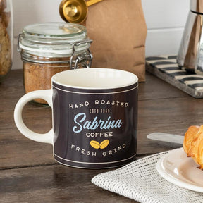 Vintage-Style Coffee Mug - Sabrina