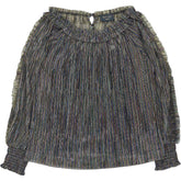 WYSE Multicolour Roxy Disco Ruffle Sleeve Top