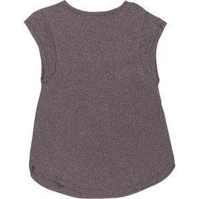 Brora Brown Metallic Knit Top