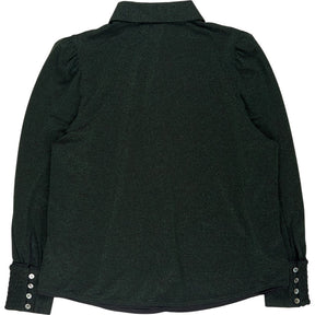 Wyse Green Collared Button-Up Shirt