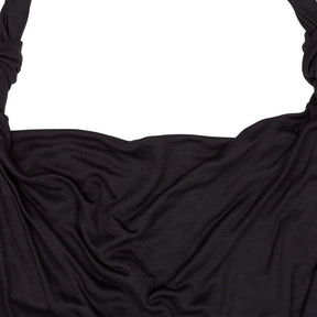 Hush Black Knot Detail Halter Vest