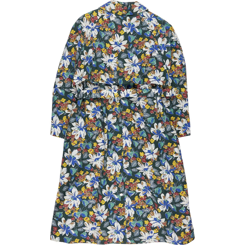 YMC Floral Patterned Belted Coat