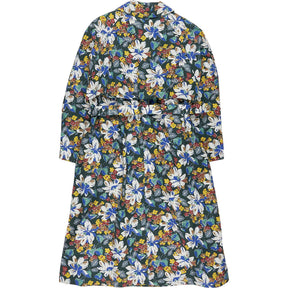 YMC Floral Patterned Belted Coat