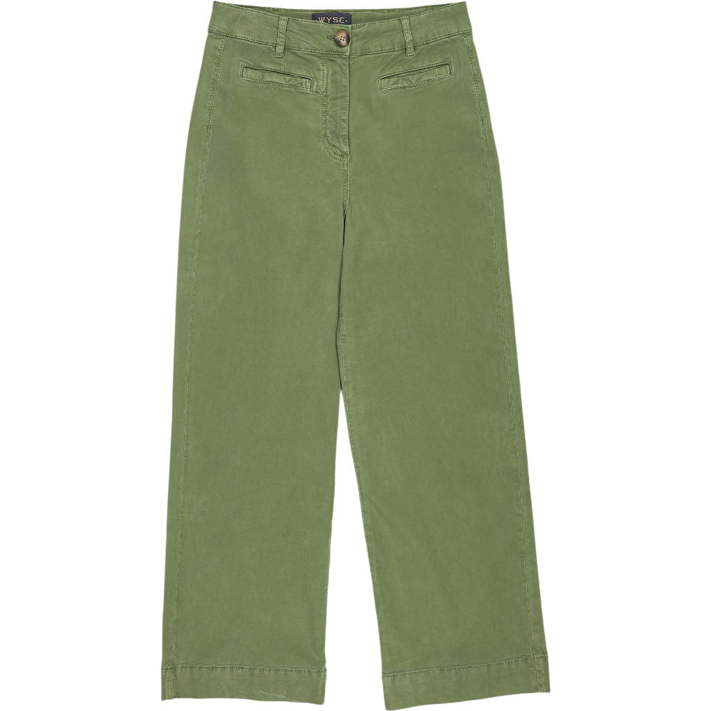 WYSE Green Wide Leg Trousers
