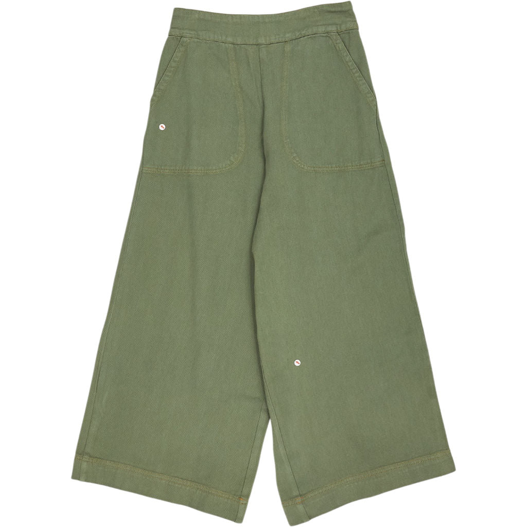 Bonté Fern Green Bijou Cotton Trousers