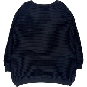 Seraphine Black Ribbed Knit Sweater