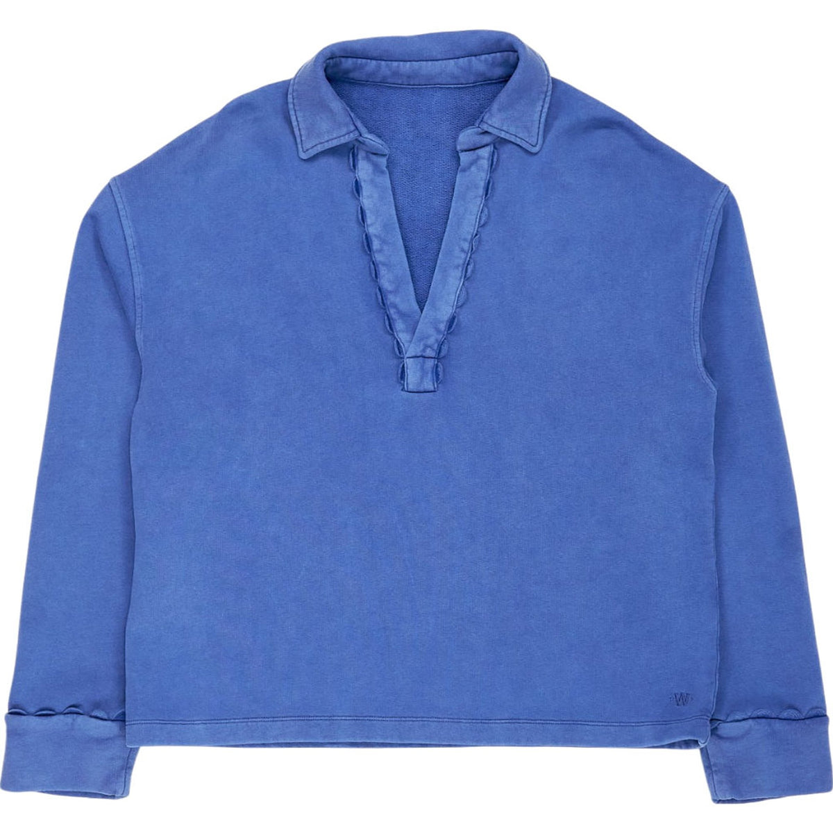 Wyse Blue Half Placket Jersey Shirt 1