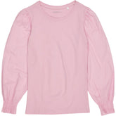 NRBY Pink Cotton Crew Top