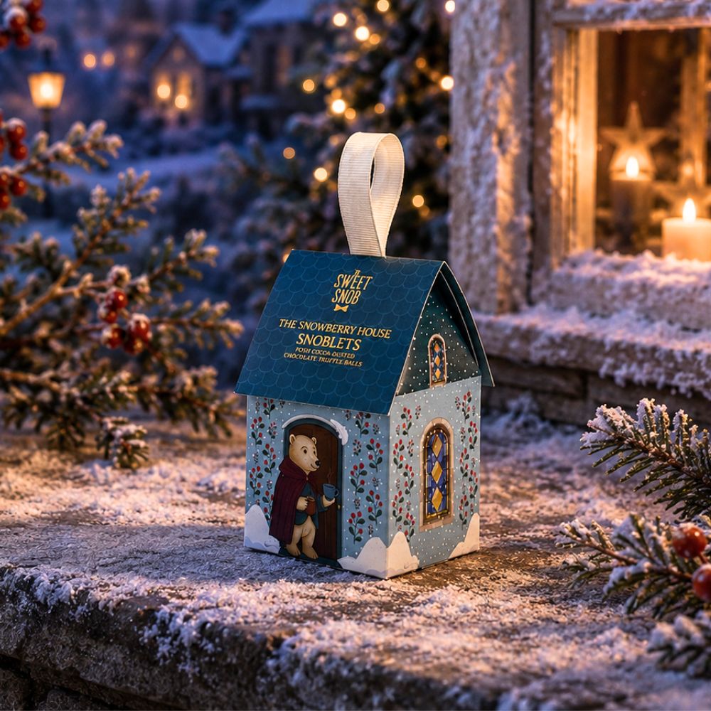 Christmas Houses - Snoblets (dusted chocolate balls)