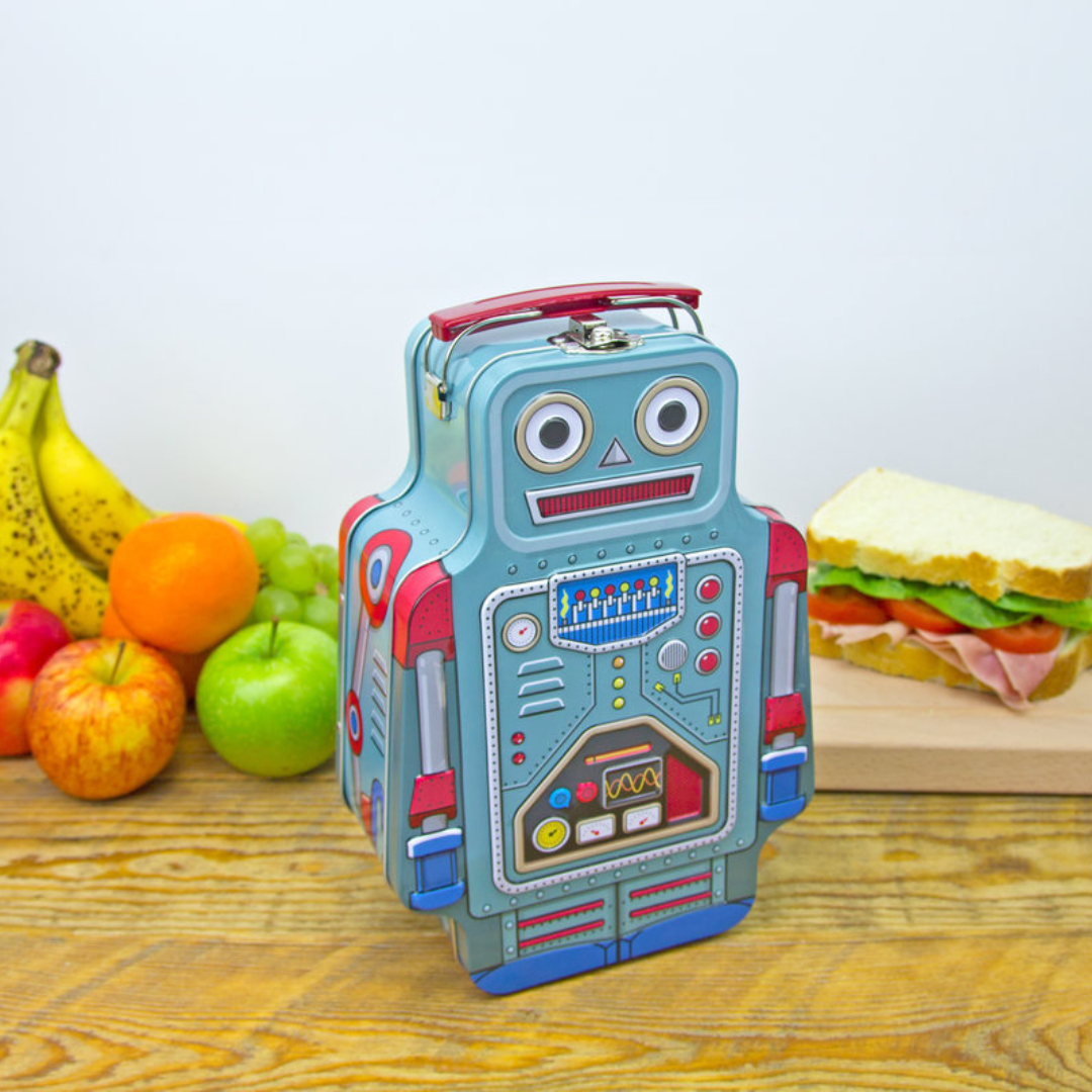 'Lunch Bot' - retro tin robot lunchbox