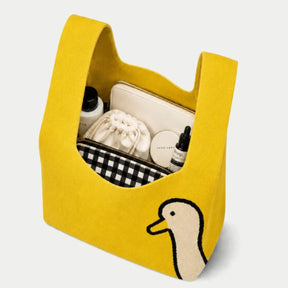 Peek-a-Duck - Knitted Bag