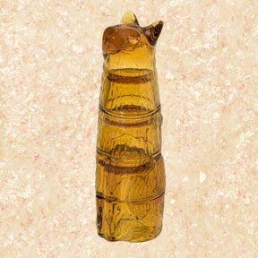 Amber Cat Stacking Glass Set