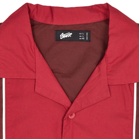 Pull & Bear Maroon Graphic Shirt
