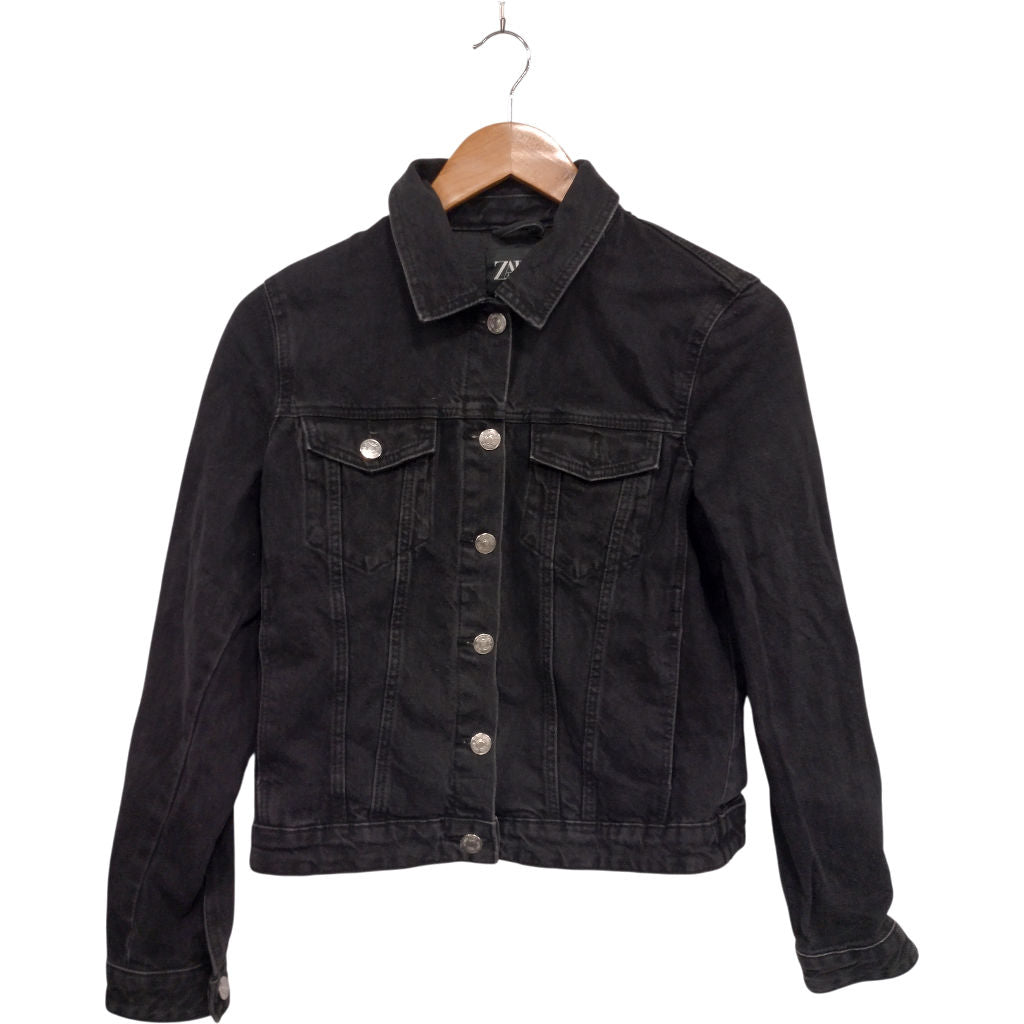 Zara Black Denim Jacket