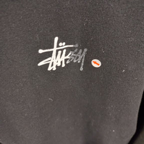Stussy Black Hoodie Cotton Blend