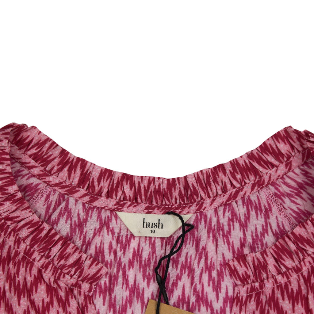Hush Zig Zag Pink/Red Silvana Top