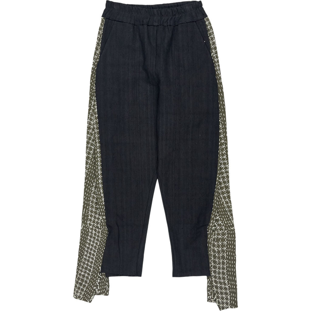 By Walid Black Camo SALLY Trousers