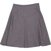 Pull&Bear Grey Pinstripe A-Line Skirt