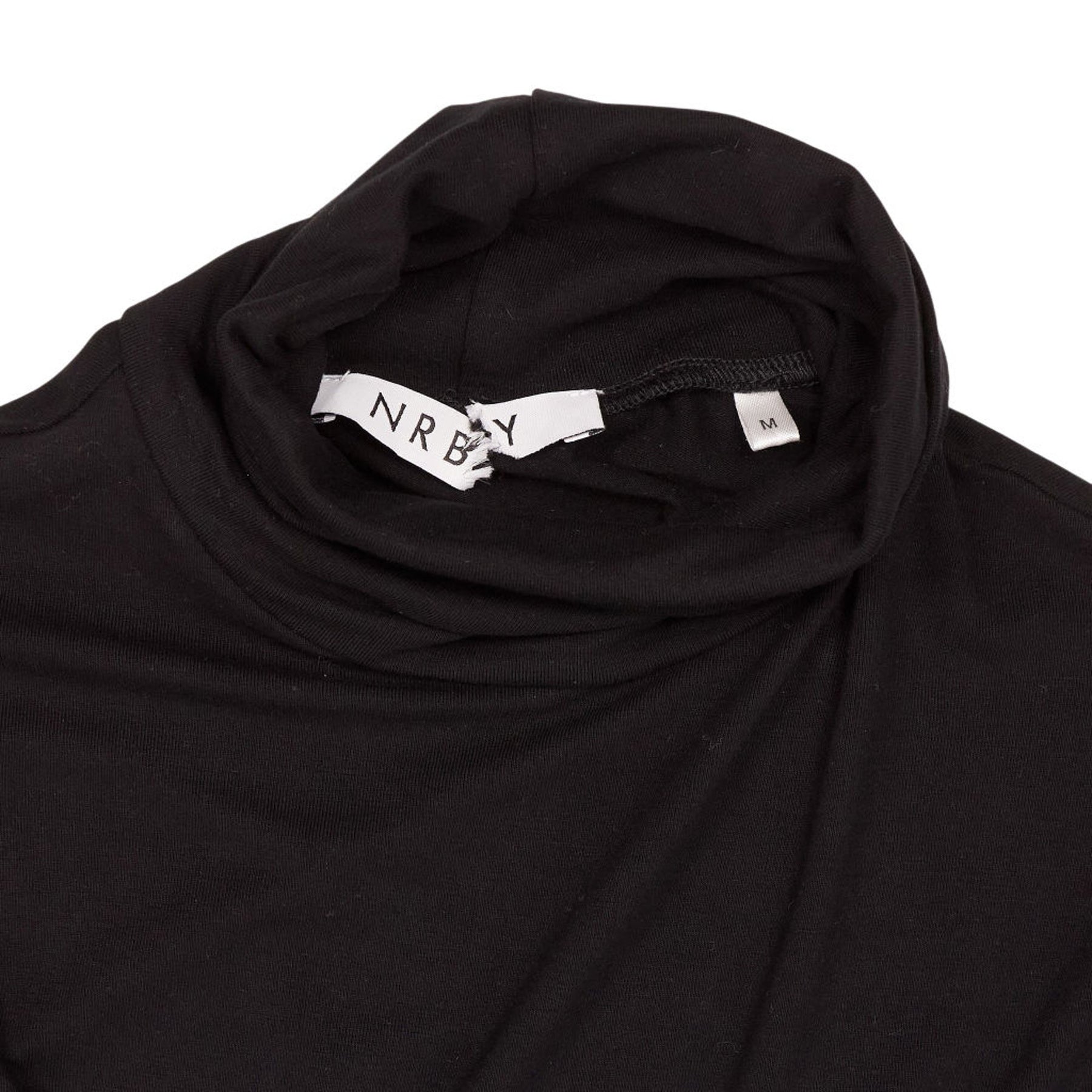 NRBY Black Turtleneck Bodysuit