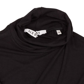 NRBY Black Turtleneck Bodysuit