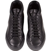 Common Projects Black Original Achilles Mid Trainers