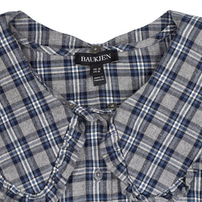 Baukjen Blue Check Blouse