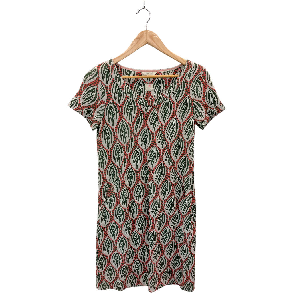 White Stuff Multi Leaf Print Dress