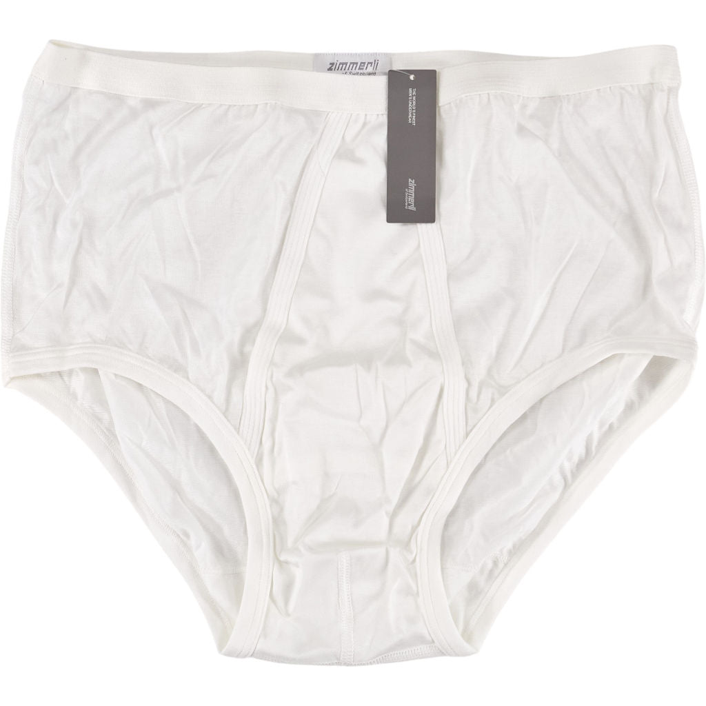 Zimmerli White Royal Classic Slip Open Underwear