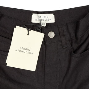 Studio Nicholson Black Selvedge Denim Pants