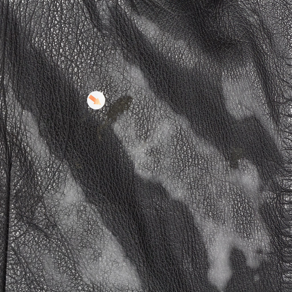 Vintage C'Arols Black Leather Biker Jacket