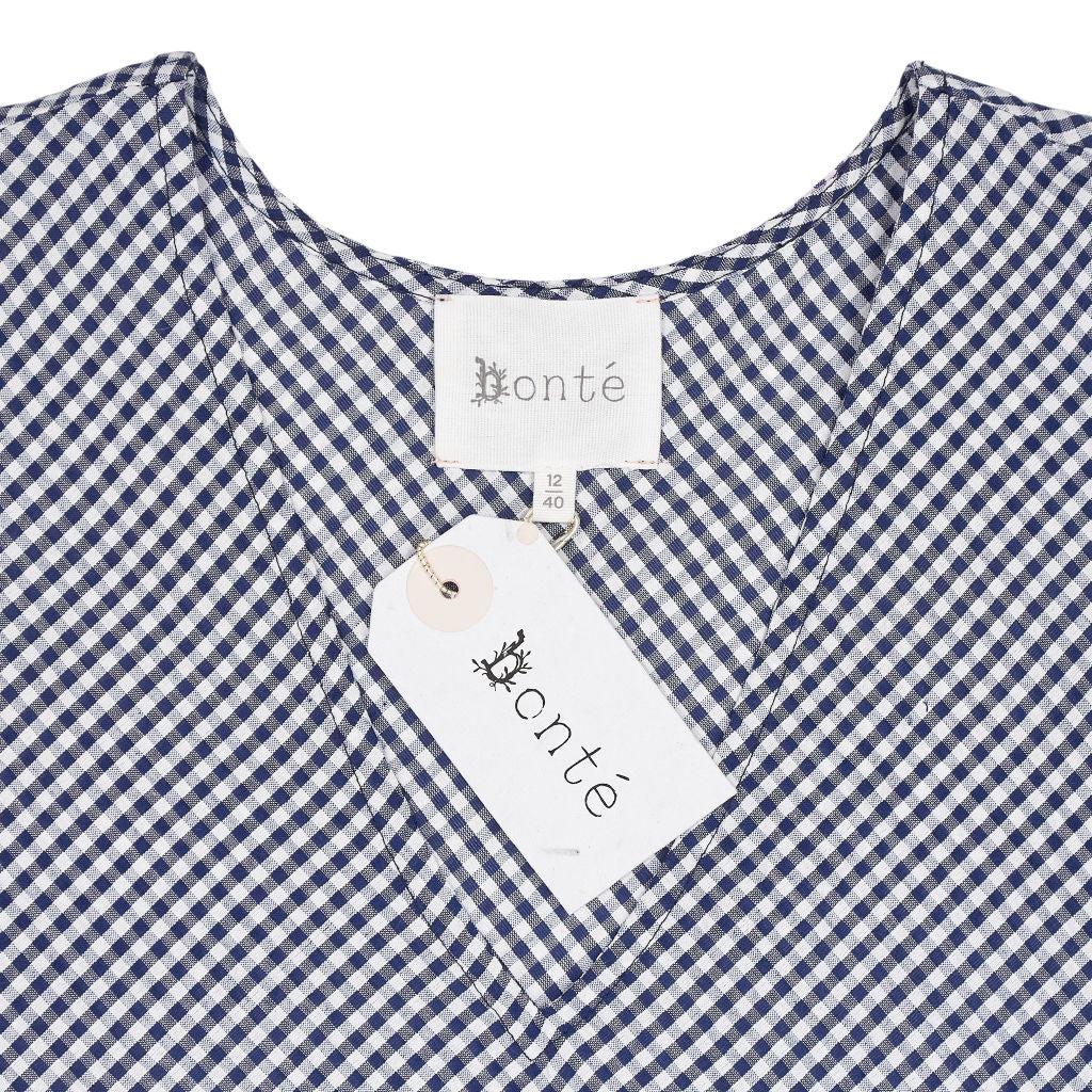 Bonte Midnight Gingham Attie Dress