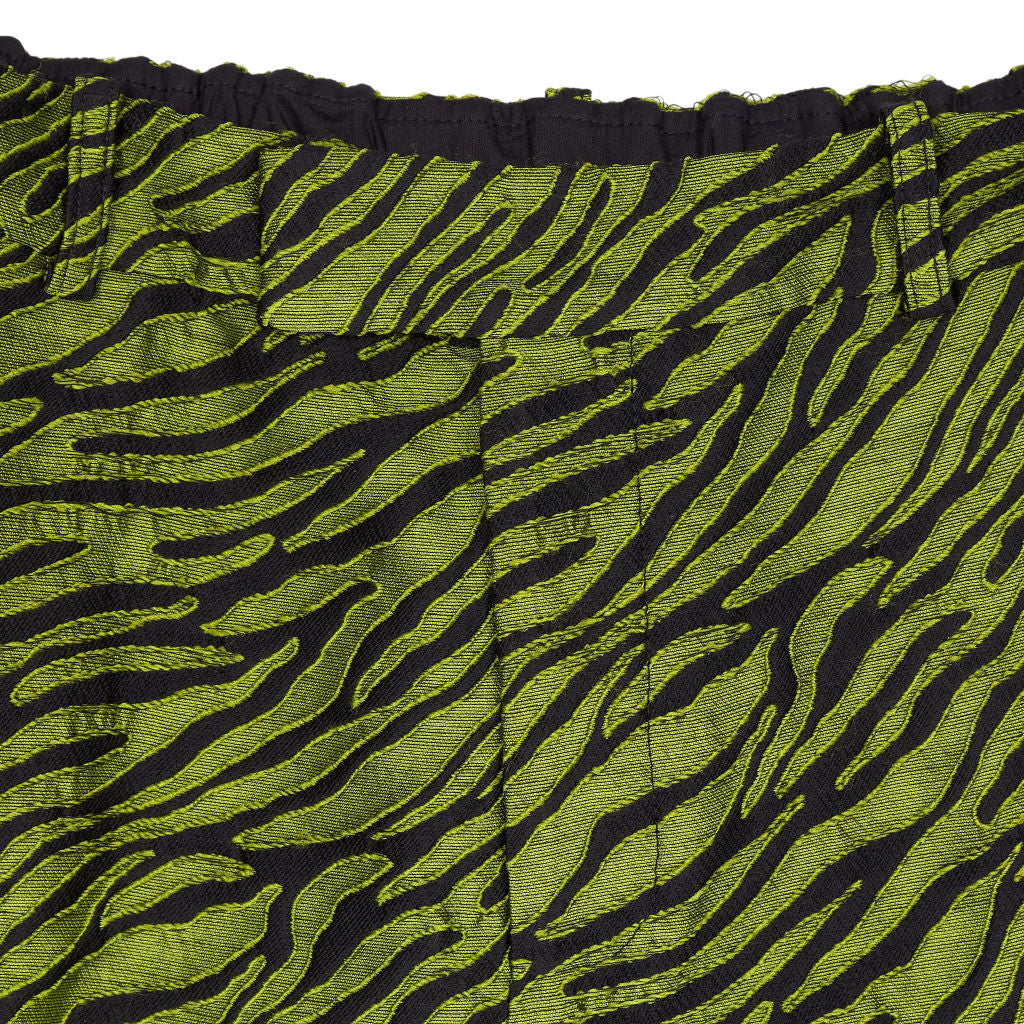 A Better Mistake Green Zebra Patterned Trousers