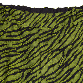 A Better Mistake Green Zebra Patterned Trousers