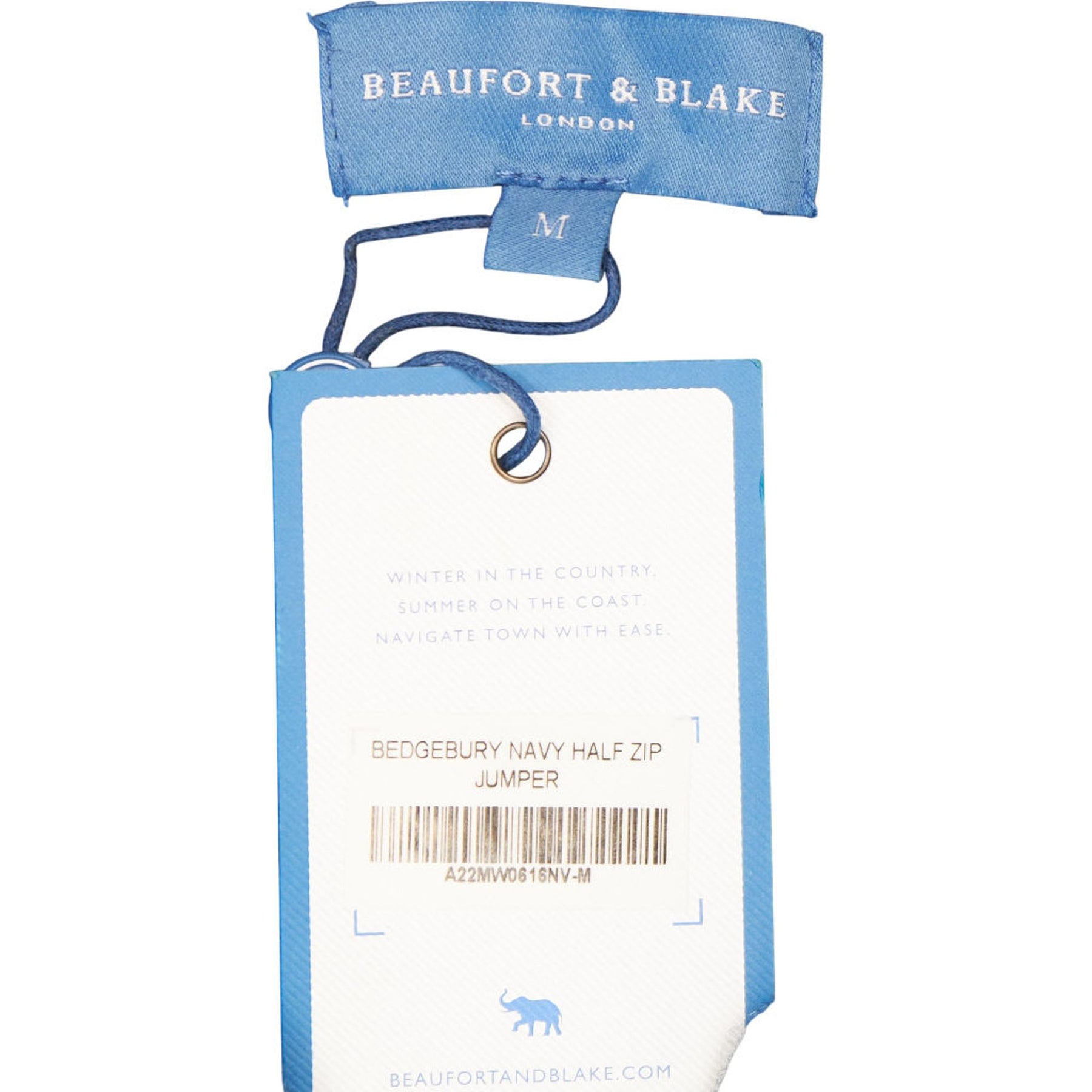 Beaufort & Blake Navy Bedgebury Lambswool Jumper