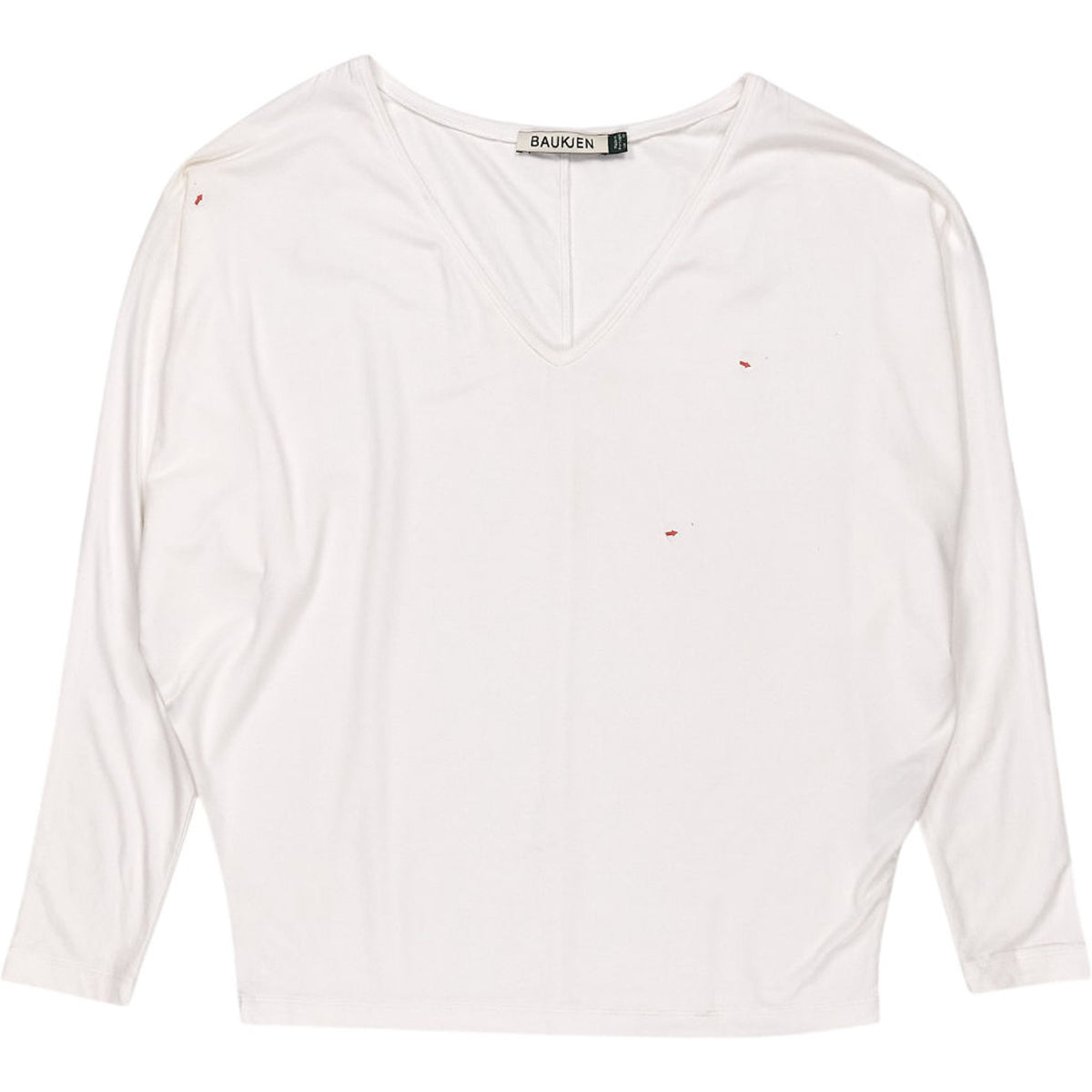 Baukjen White V-Neck Top