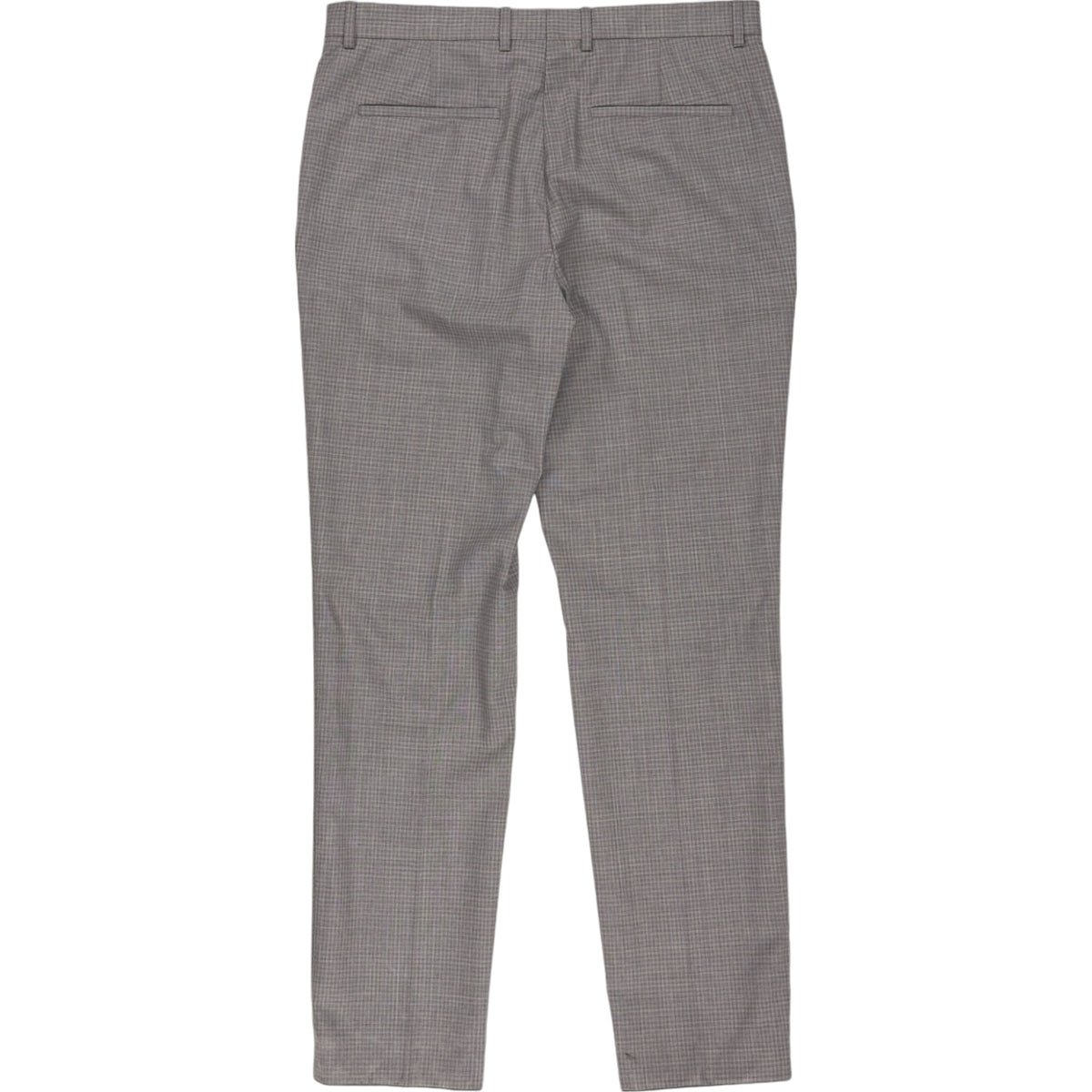 Calvin Klein Grey Modern Micro Check Suit Trousers