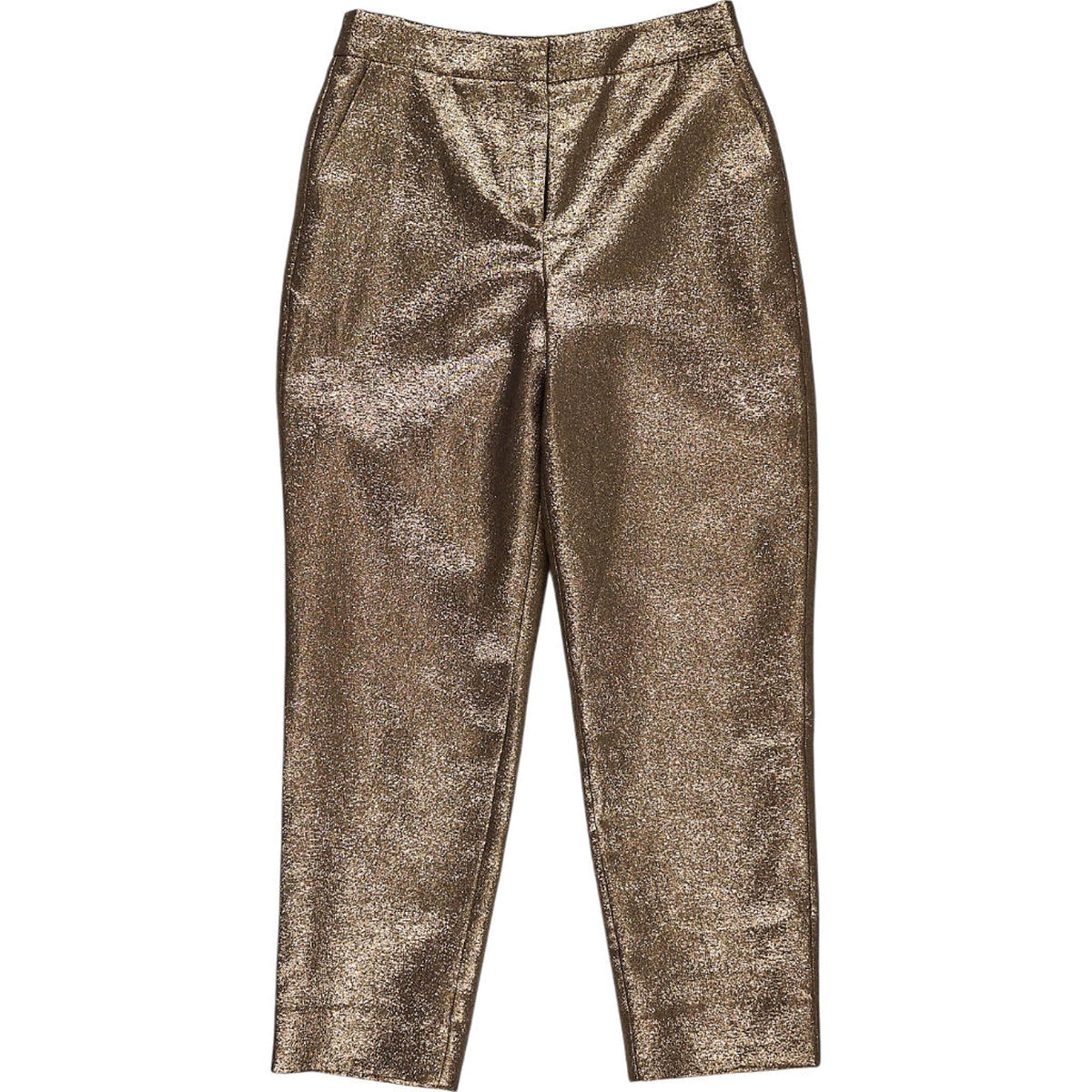 Wyse Gold Anande Metallic Suit Trousers