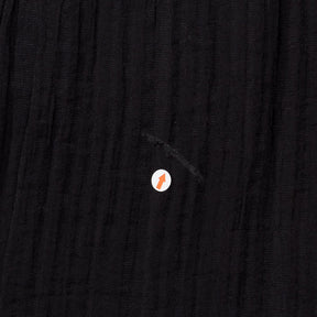 Hush Black Gathered Detail Midi Skirt