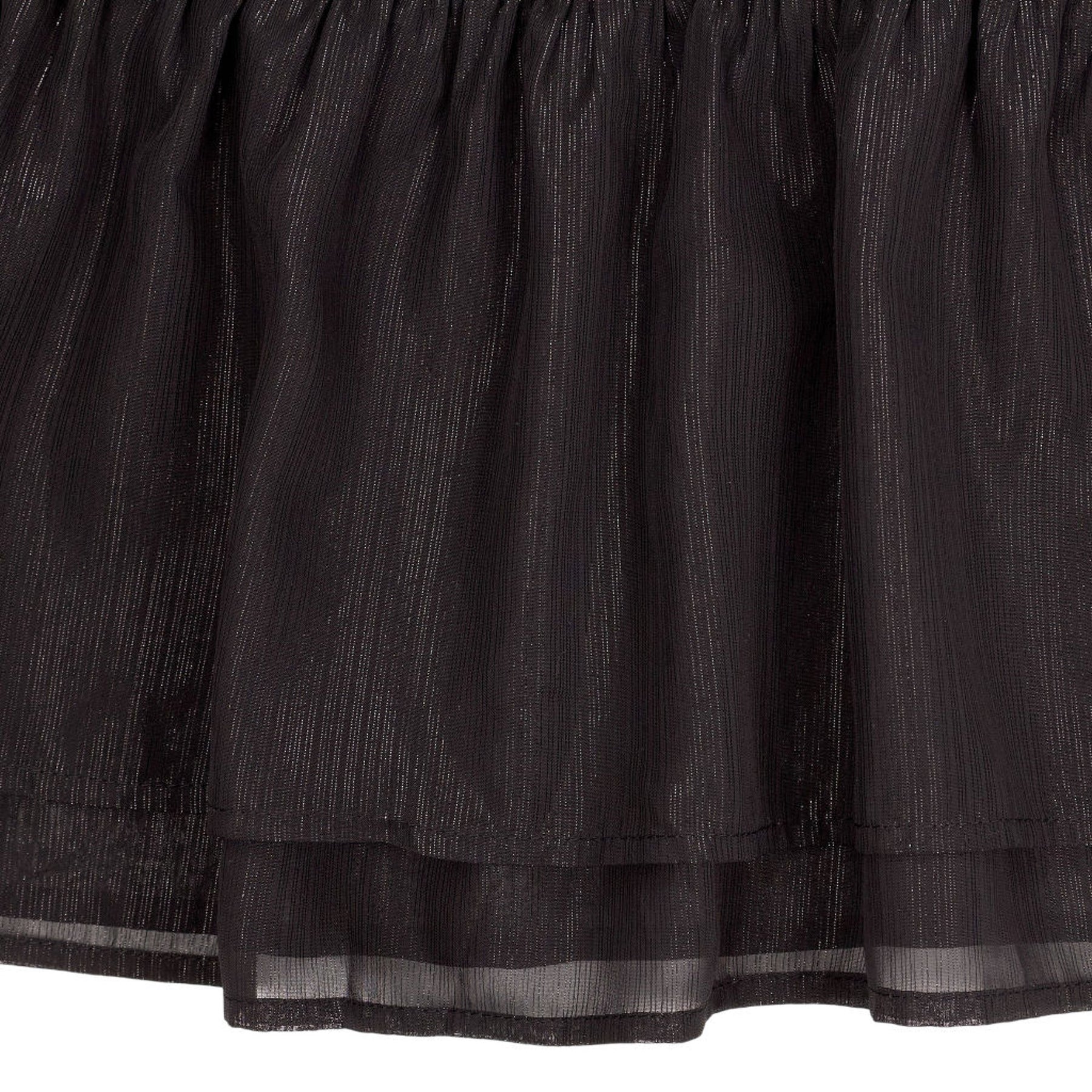 Jovonna Black Ruffle Sleeve Dress