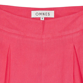 OMNES Pink Linen Blend Culottes
